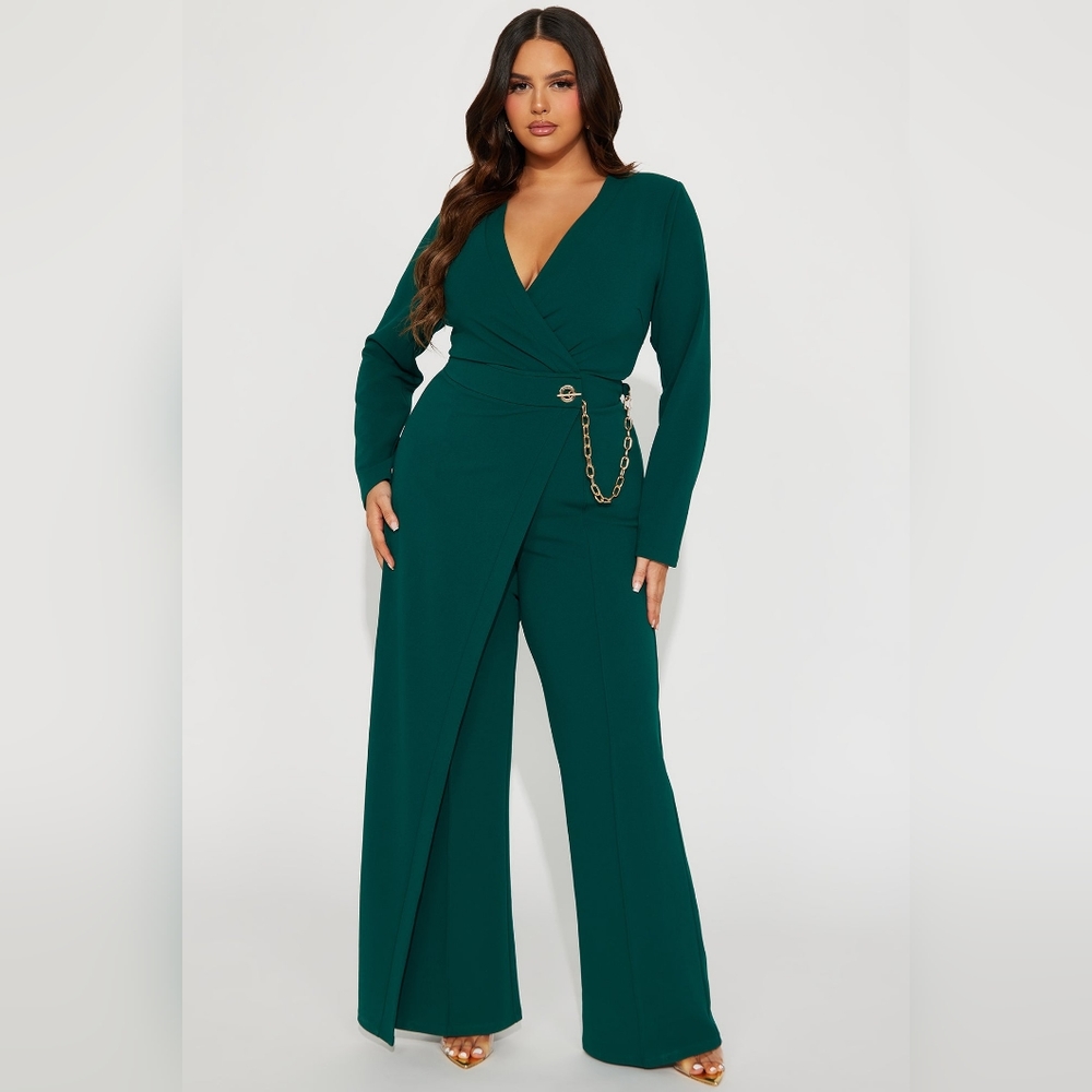 Fashion nova Need a date long sleeve jumpsuit